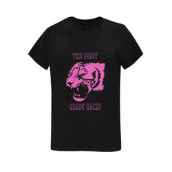 This Pussy Grabs Back! Women's T-Shirt in USA Size (Two Sides Printing)