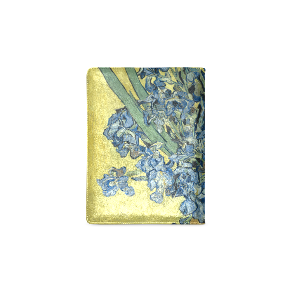 Van Gogh Irises Yellow Background Custom NoteBook B5
