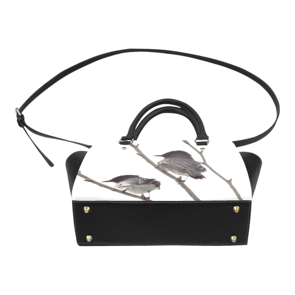 Winter Birds Classic Shoulder Handbag (Model 1653)