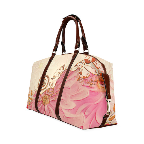Beautiful vintage design soft colors Classic Travel Bag (Model 1643) Remake