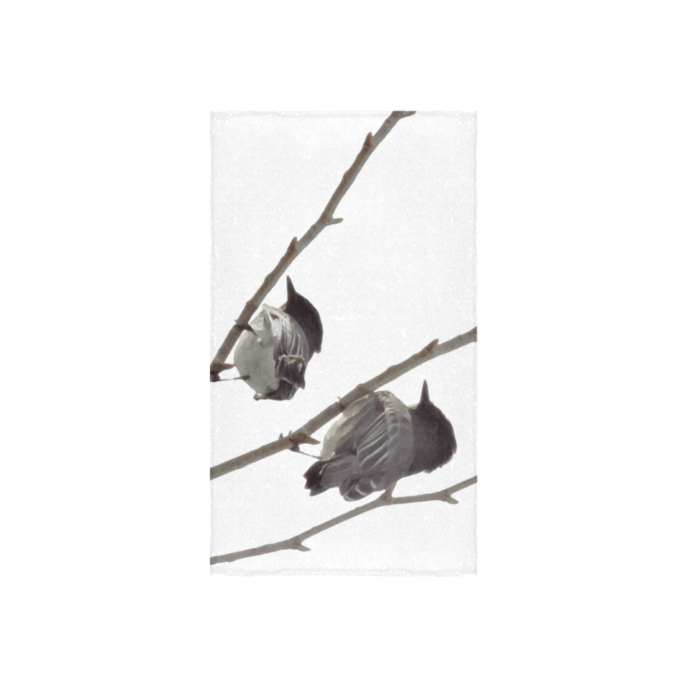 Winter Birds Custom Towel 16"x28"