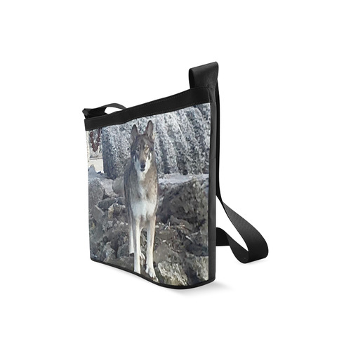 Dog German Shepherd Crossbody Bags (Model 1613)