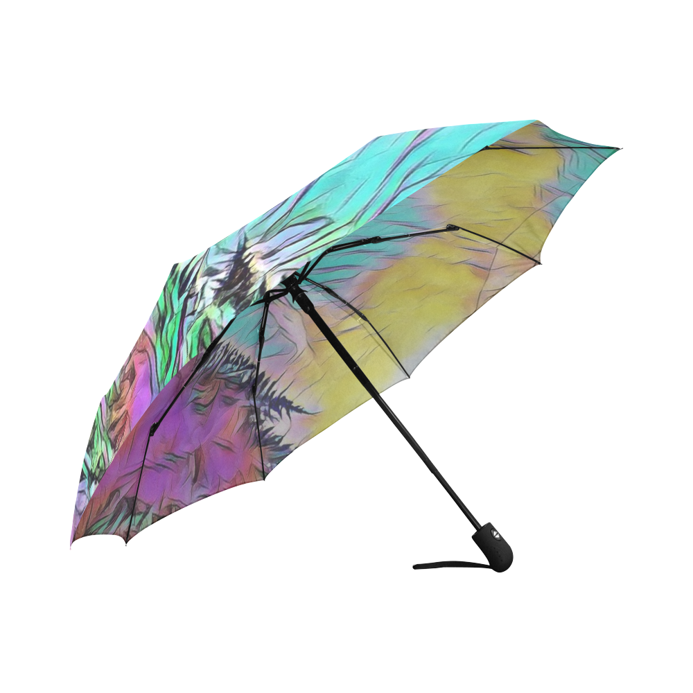 rainbow Auto-Foldable Umbrella (Model U04)