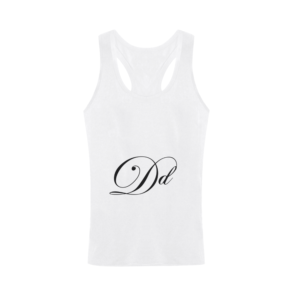 Alphabet D - Jera Nour Men's I-shaped Tank Top (Model T32)