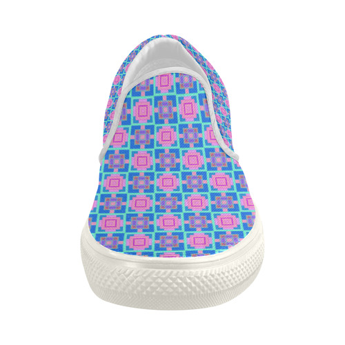 sweet little pattern B by FeelGood Women's Slip-on Canvas Shoes (Model 019)