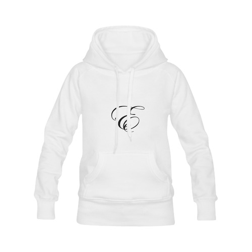 Alphabet E - Jera Nour Women's Classic Hoodies (Model H07)