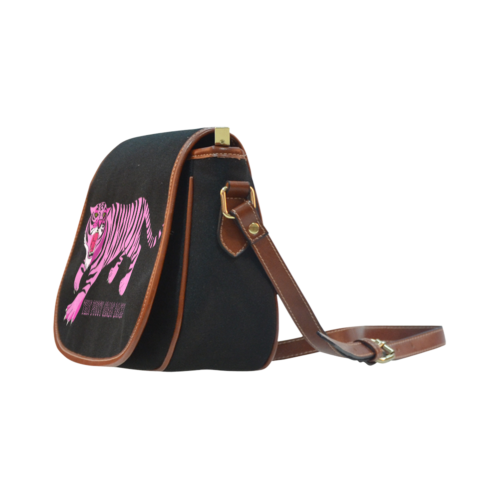 This Pussy Grabs Back! Saddle Bag/Small (Model 1649)(Flap Customization)