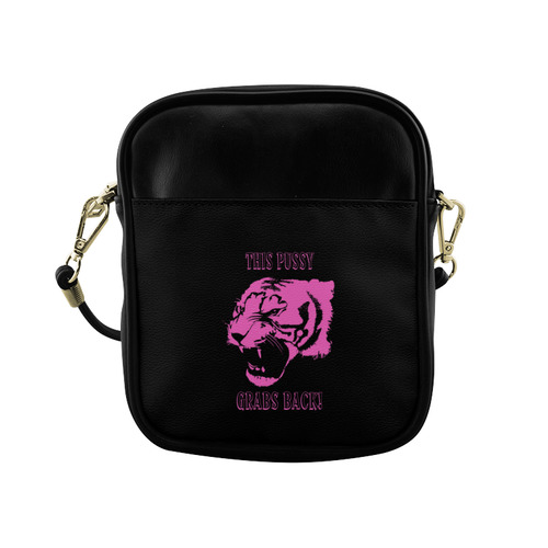 This Pussy Grabs Back! Sling Bag (Model 1627)