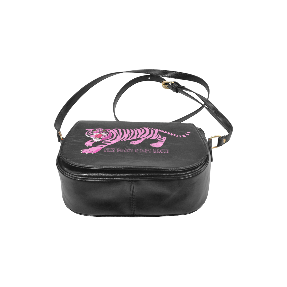 This Pussy Grabs Back! Classic Saddle Bag/Large (Model 1648)