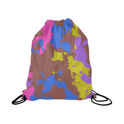 Retro texture Large Drawstring Bag Model 1604 (Twin Sides)  16.5"(W) * 19.3"(H)