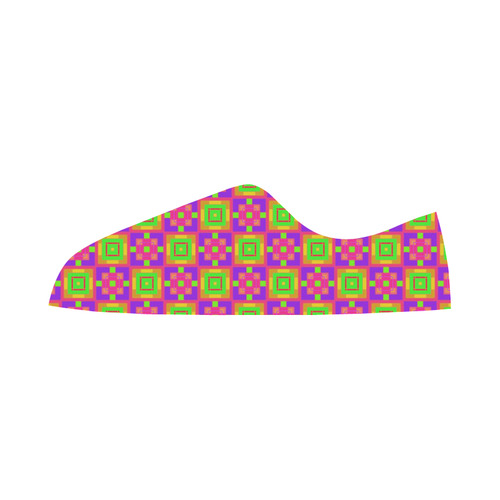 sweet little pattern C by FeelGood Women's Canvas Zipper Shoes/Large Size (Model 001)