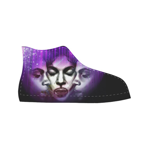 Purple Prince Aquila High Top Microfiber Leather Women's Shoes (Model 032)
