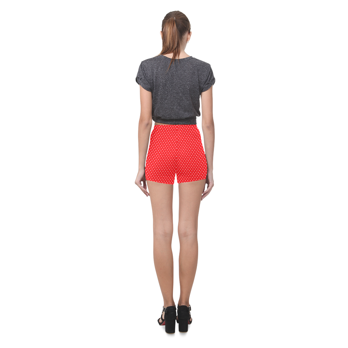 polkadots20160646 Briseis Skinny Shorts (Model L04)