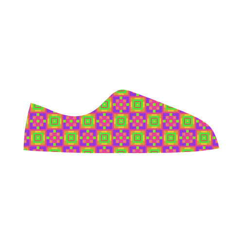 sweet little pattern C by FeelGood Women's Canvas Zipper Shoes/Large Size (Model 001)