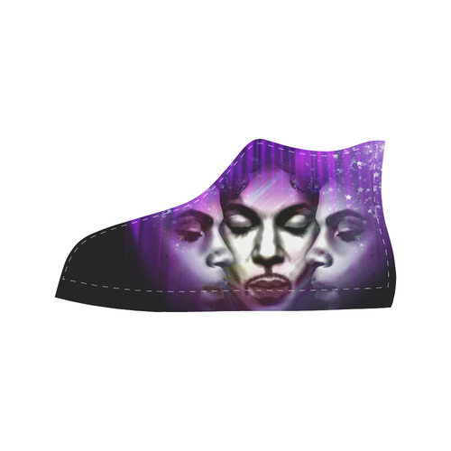 Purple Prince Aquila High Top Microfiber Leather Women's Shoes (Model 032)