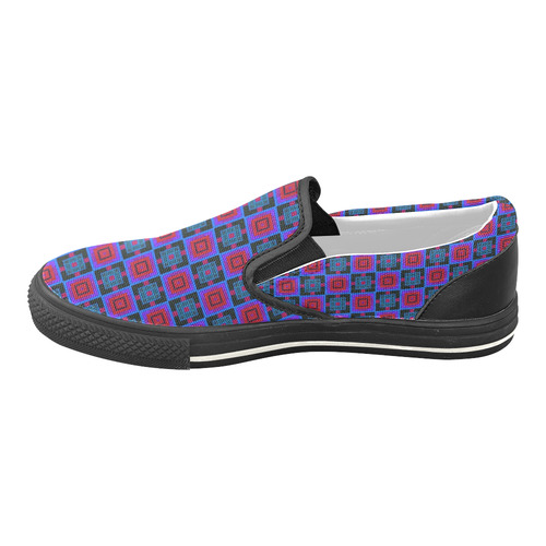 sweet little pattern E by FeelGood Women's Unusual Slip-on Canvas Shoes (Model 019)