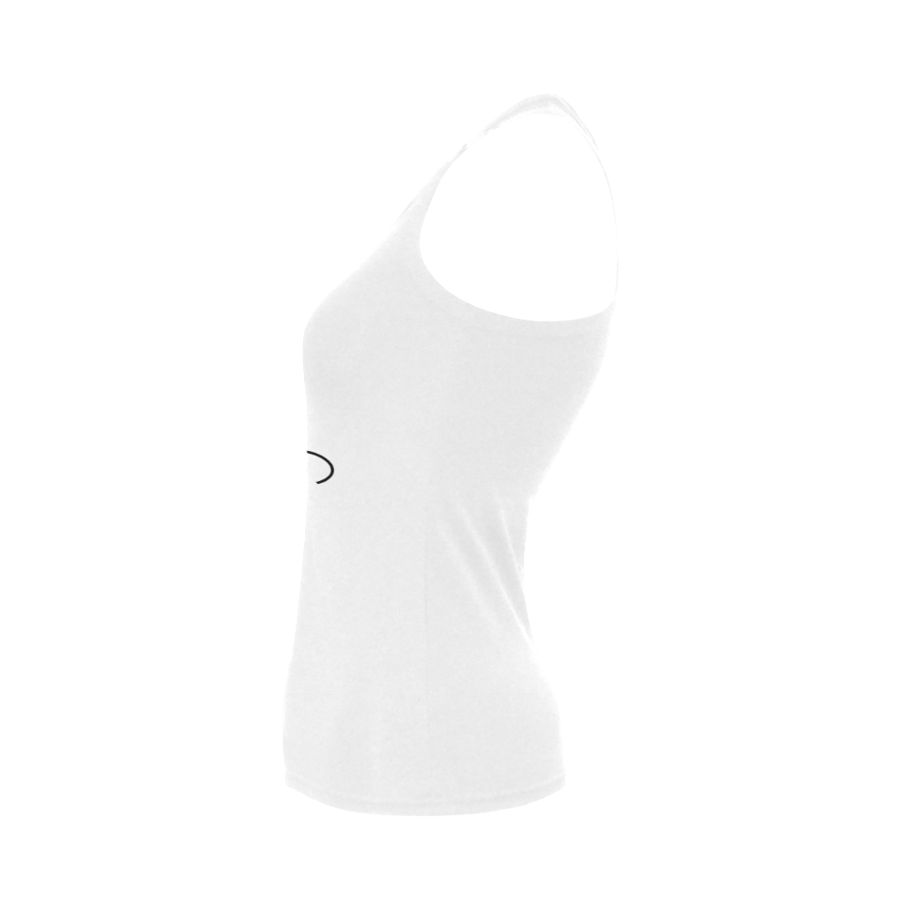 Alphabet B - Jera Nour Women's Shoulder-Free Tank Top (Model T35)