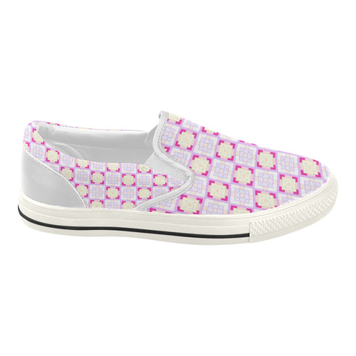 sweet little pattern  F by FeelGood Women's Slip-on Canvas Shoes (Model 019)
