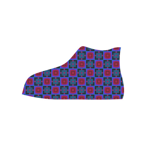 sweet little pattern E by FeelGood High Top Canvas Shoes for Kid (Model 017)