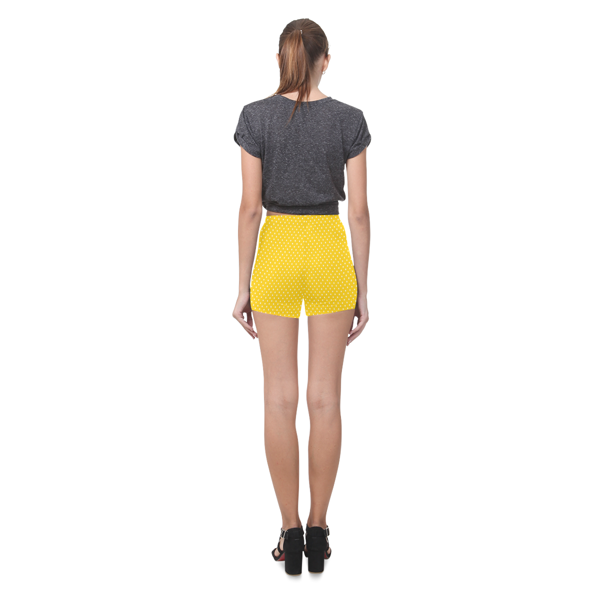 polkadots20160648 Briseis Skinny Shorts (Model L04)