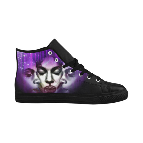 Purple Prince Aquila High Top Microfiber Leather Women's Shoes (Model 032)