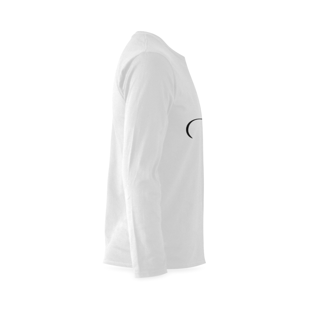 Alphabet V - Jera Nour Sunny Men's T-shirt (long-sleeve) (Model T08)