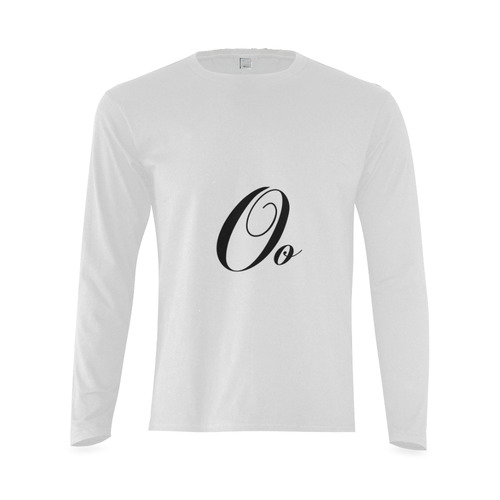 Alphabet O - Jera Nour Sunny Men's T-shirt (long-sleeve) (Model T08)