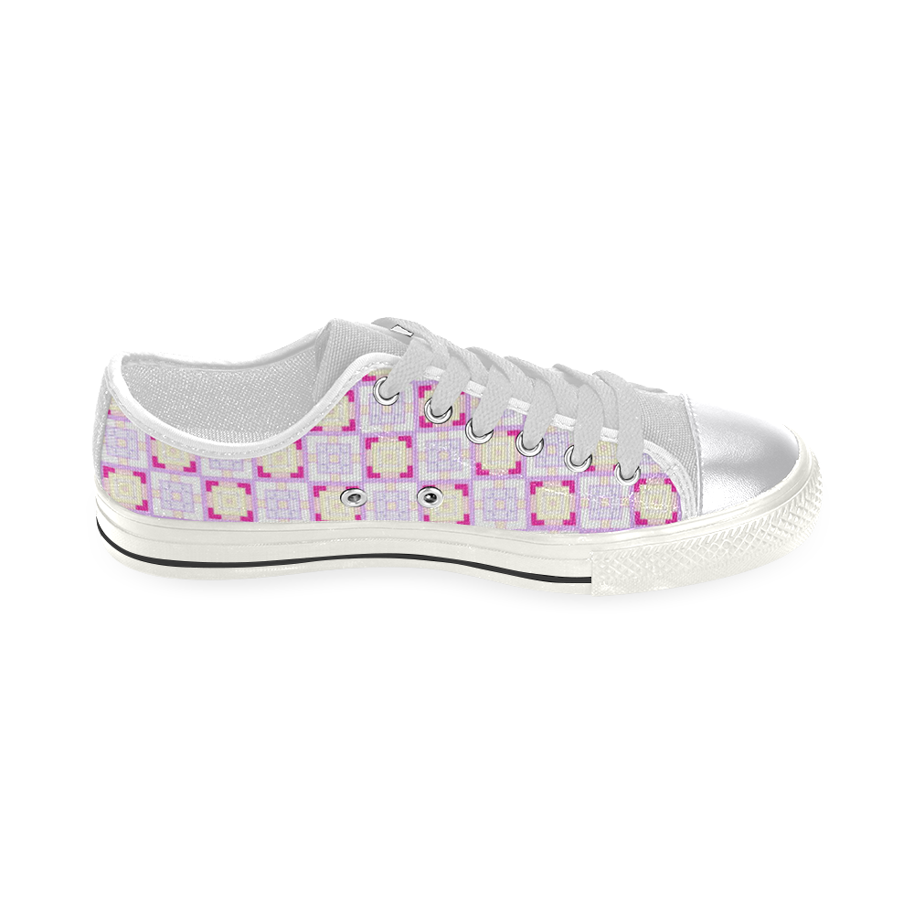 sweet little pattern  F by FeelGood Women's Classic Canvas Shoes (Model 018)
