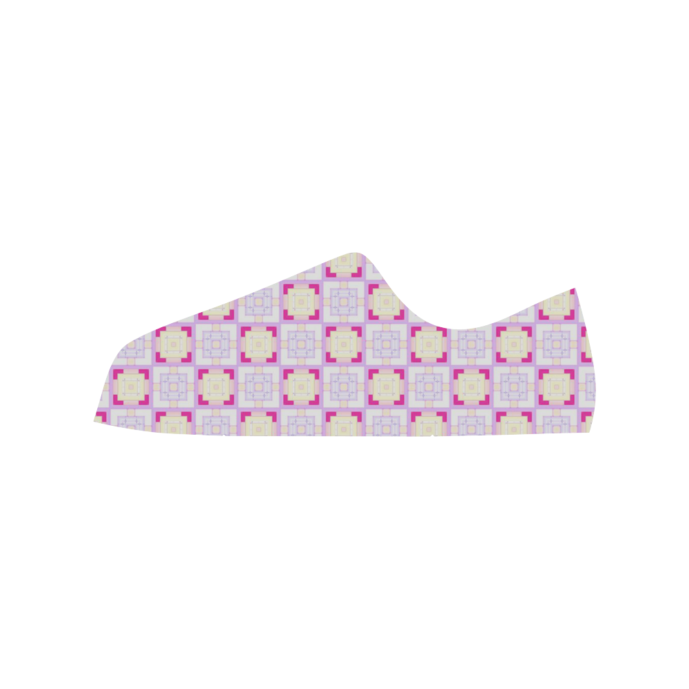 sweet little pattern  F by FeelGood Low Top Canvas Shoes for Kid (Model 018)