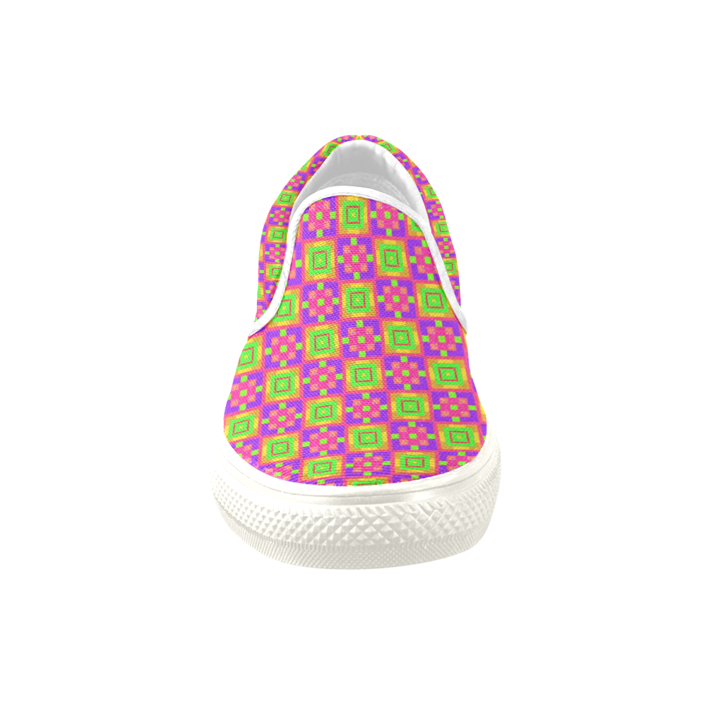 sweet little pattern C by FeelGood Women's Unusual Slip-on Canvas Shoes (Model 019)