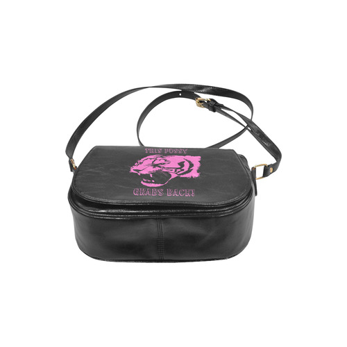 This Pussy Grabs Back! Classic Saddle Bag/Large (Model 1648)