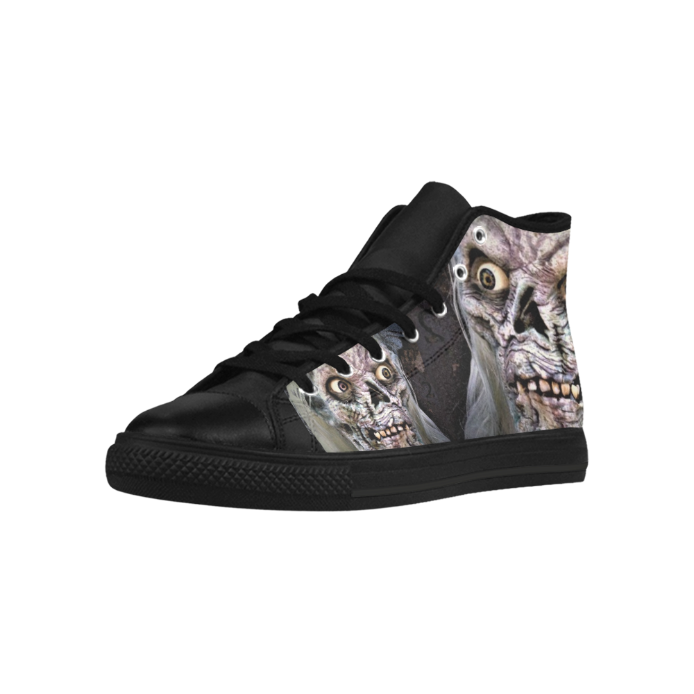 Crypt Keeper Aquila High Top Microfiber Leather Women's Shoes (Model 032)
