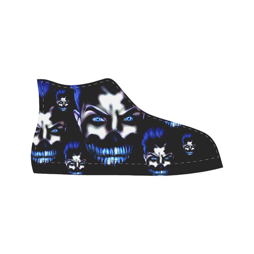 Mask of horror Aquila High Top Microfiber Leather Women's Shoes (Model 032)