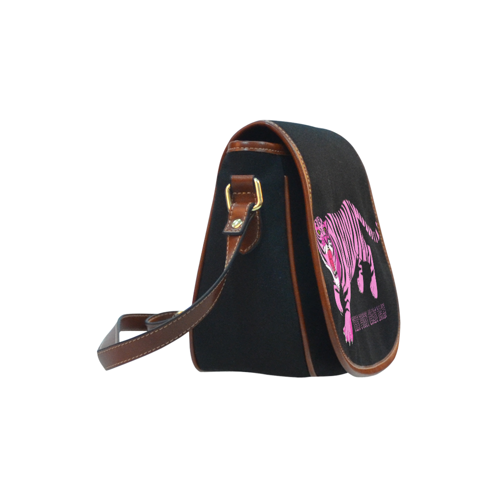 This Pussy Grabs Back! Saddle Bag/Small (Model 1649)(Flap Customization)