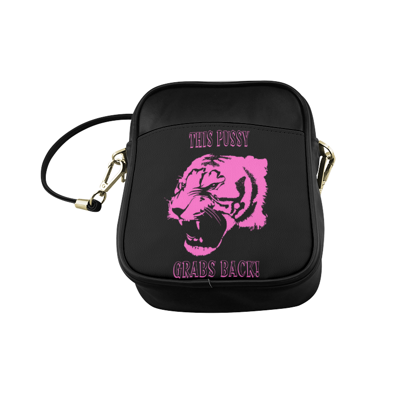 This Pussy Grabs Back! Sling Bag (Model 1627)