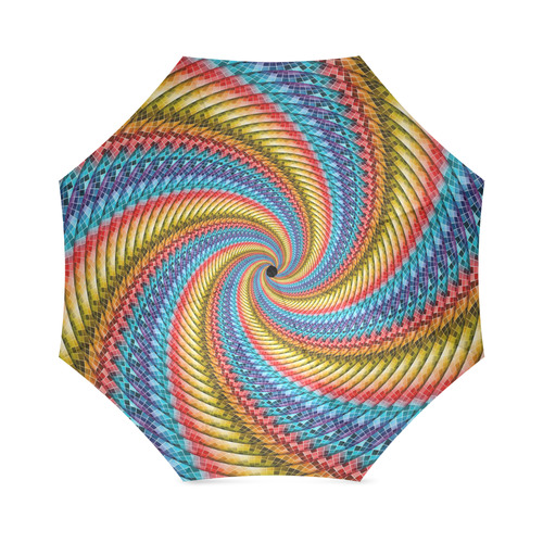 Escher’s Droste Spirals Foldable Umbrella (Model U01)