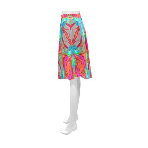 Abstract Colorful Ornament CA Athena Women's Short Skirt (Model D15)