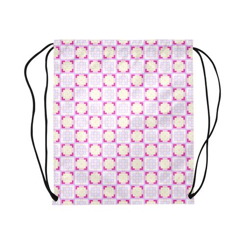 sweet little pattern  F by FeelGood Large Drawstring Bag Model 1604 (Twin Sides)  16.5"(W) * 19.3"(H)