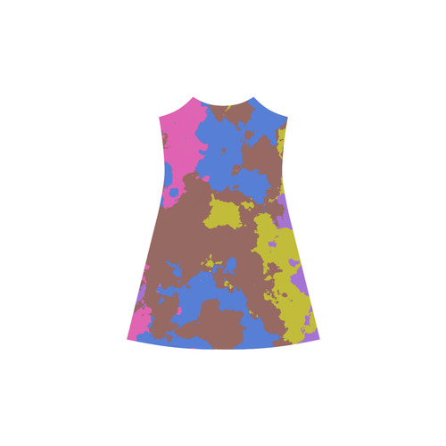 Retro texture Alcestis Slip Dress (Model D05)