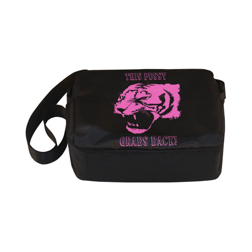 This Pussy Grabs Back! Classic Cross-body Nylon Bags (Model 1632)