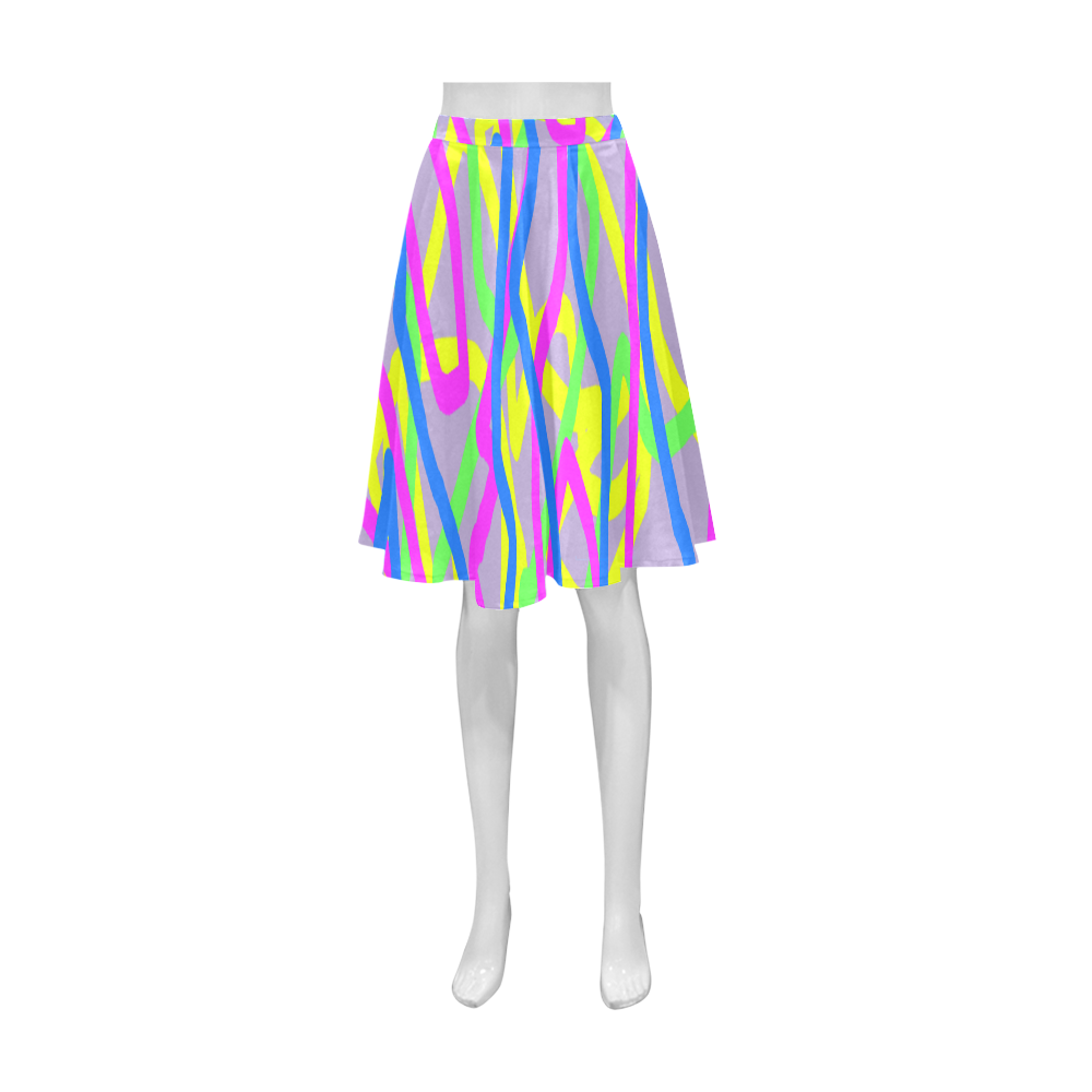 Pop Art Н Athena Women's Short Skirt (Model D15)