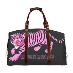 This Pussy Grabs Back! Classic Travel Bag (Model 1643) Remake