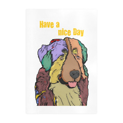 Bernese Mountain Dog Popart by Nico Bielow Art Print 19‘’x28‘’