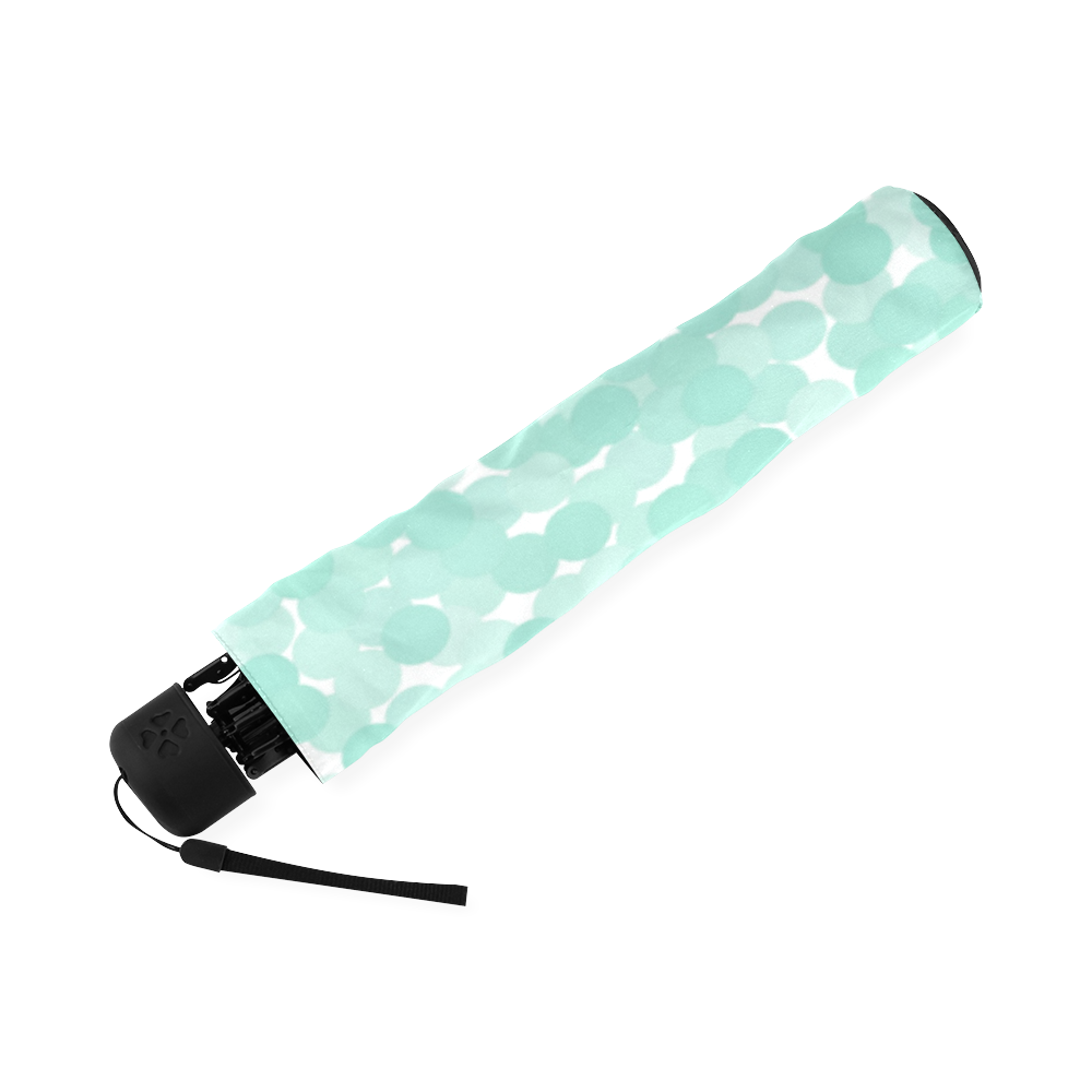 Beach Glass Polka Dot Bubbles Foldable Umbrella (Model U01)