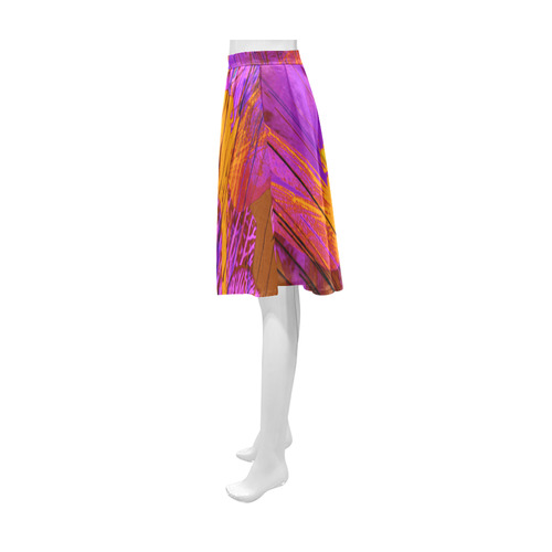 Dragonflies & Flowers Summer YY Athena Women's Short Skirt (Model D15)