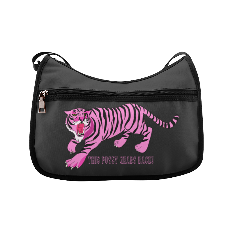 This Pussy Grabs Back! Crossbody Bags (Model 1616)