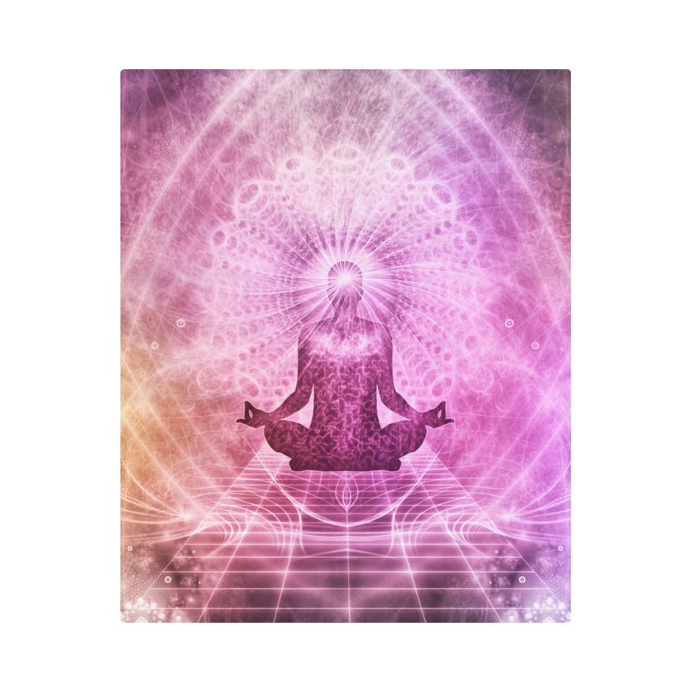 Holy Yoga Lotus Meditation Duvet Cover 86"x70" ( All-over-print)