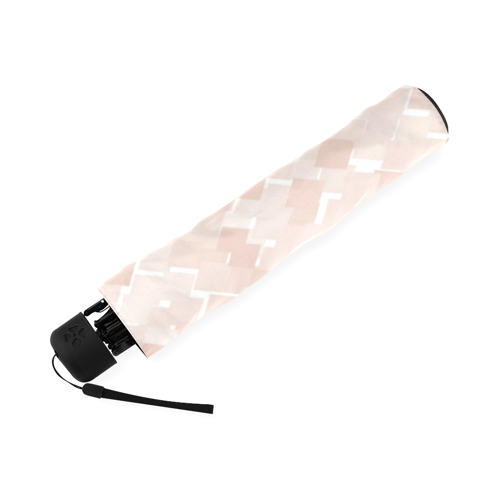 Pale Dogwood Pixels Foldable Umbrella (Model U01)