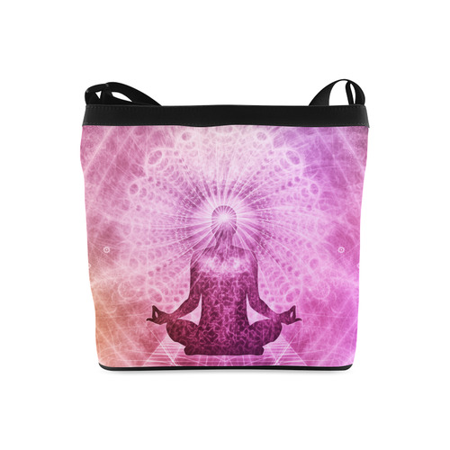 Holy Yoga Lotus Meditation Crossbody Bags (Model 1613)