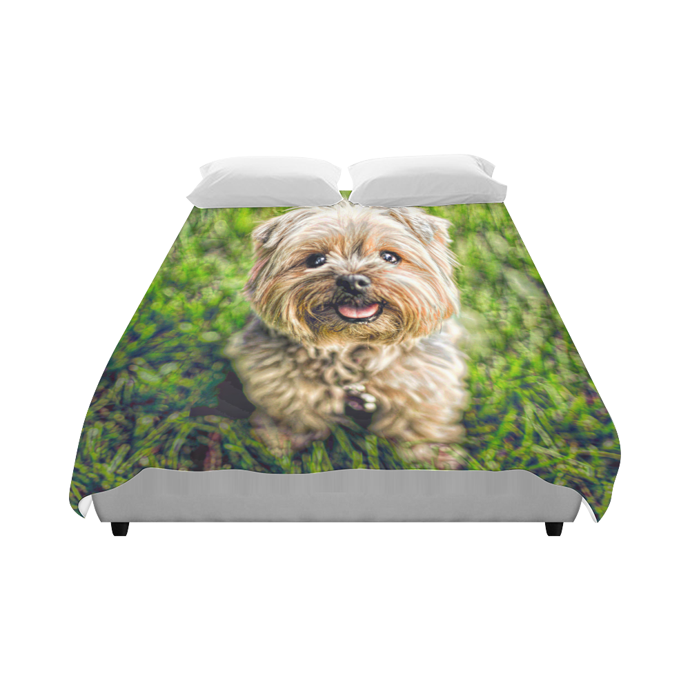 Photography - PRETTY LITTLE DOG Duvet Cover 86"x70" ( All-over-print)